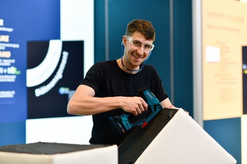 Capsator electric profesional fara fir tip tacker Novus J-550